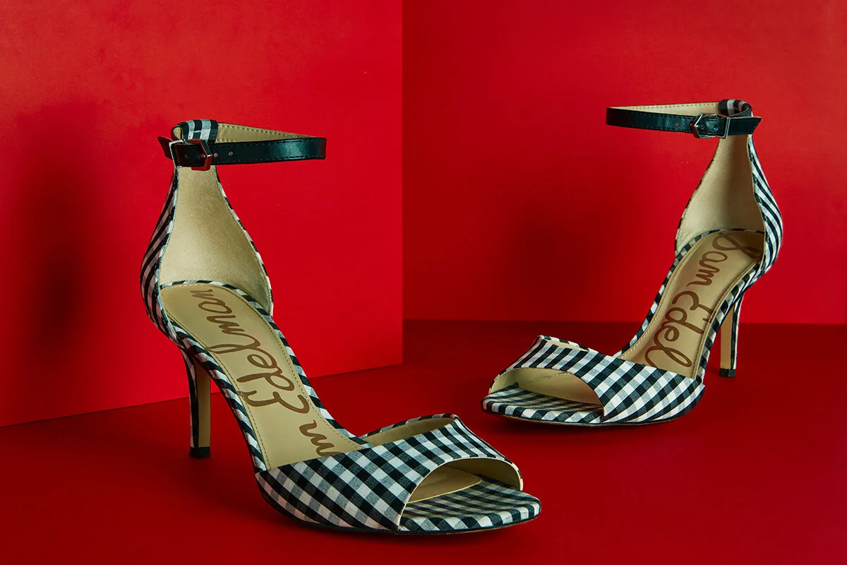 Gingham Heels