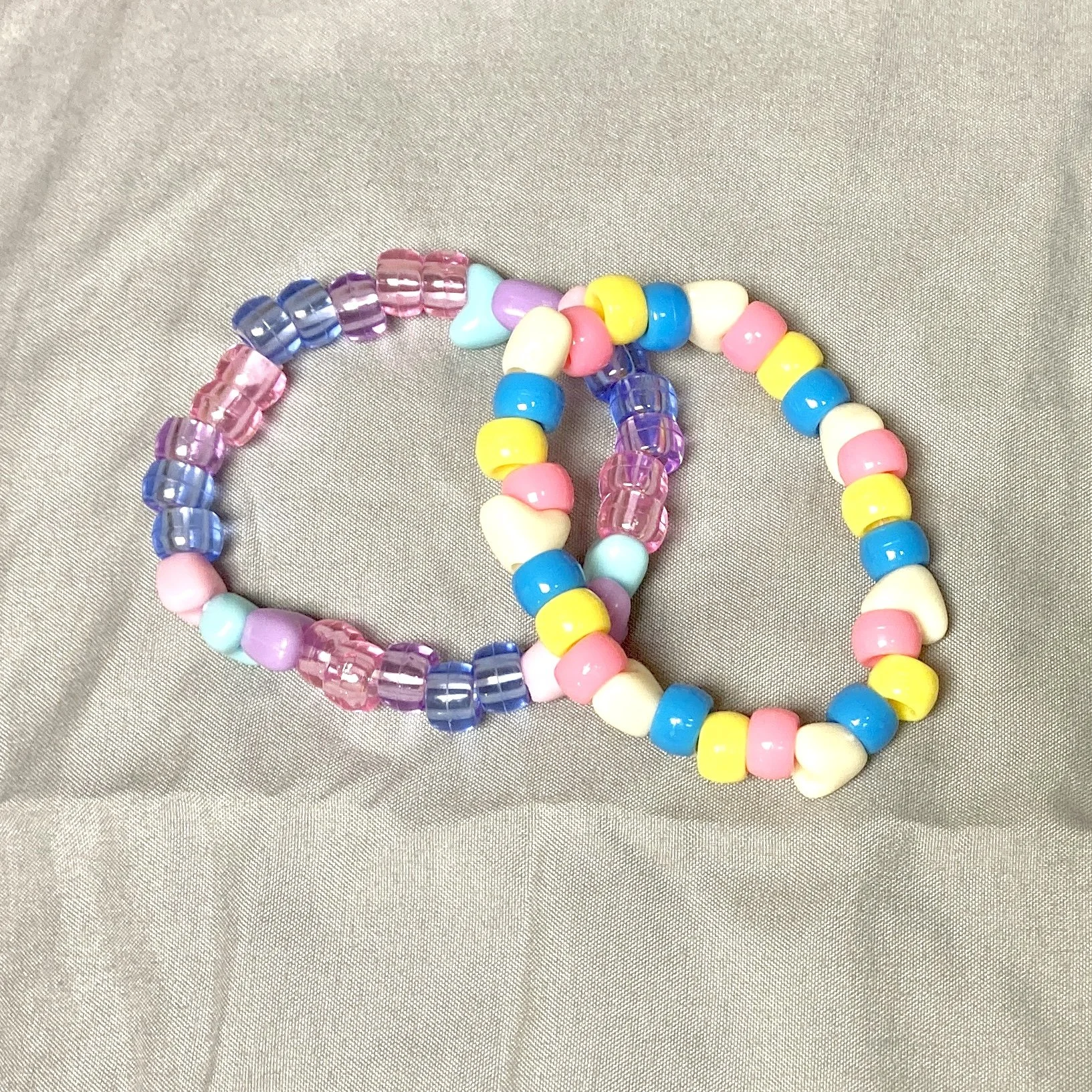 Pride Pony Bead Elastic Bracelets
