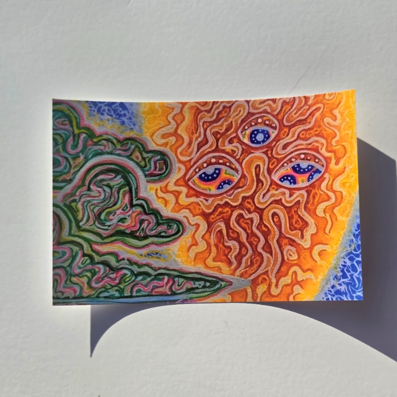Psychedelic 3rd Eye Print