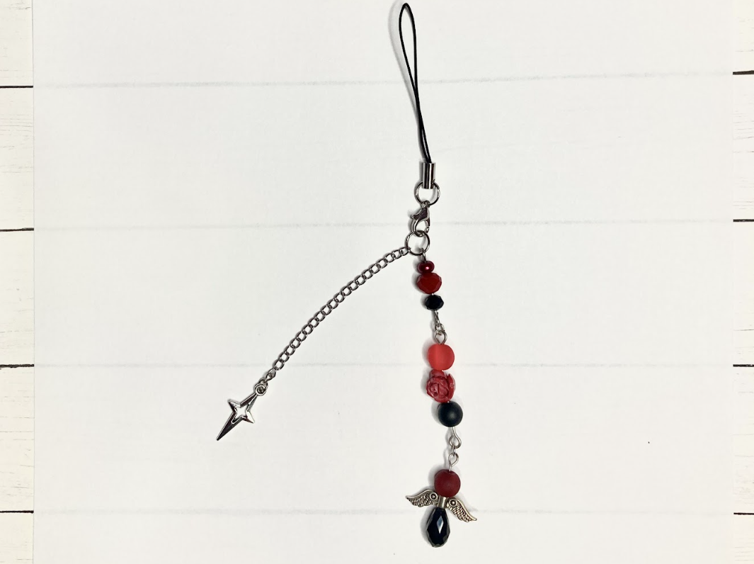 Gothic Sparkle Phone Charm
