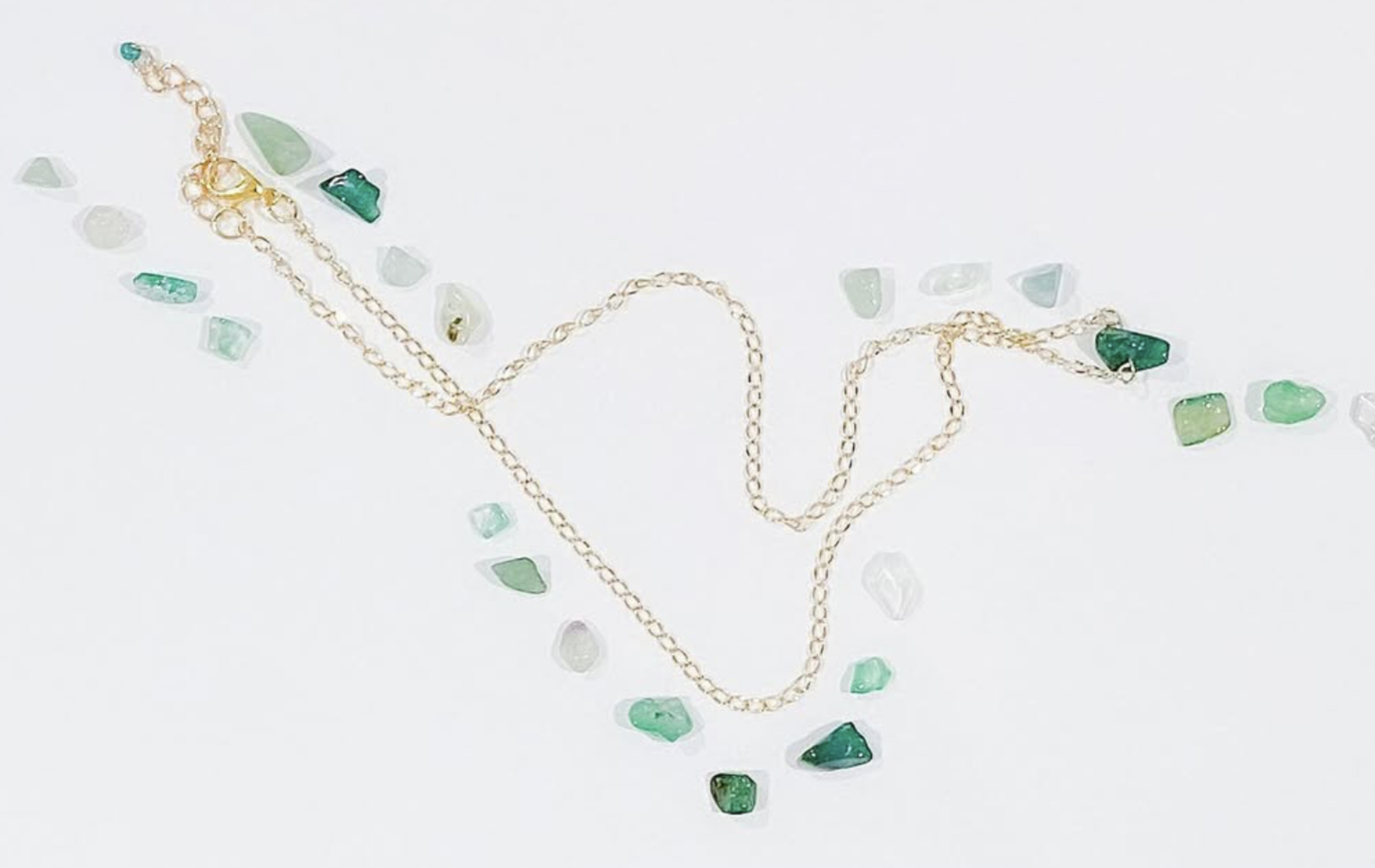 The Single Stone Element Necklace, Emerald