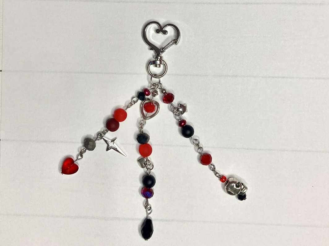 Gothic Sparkle Keychain