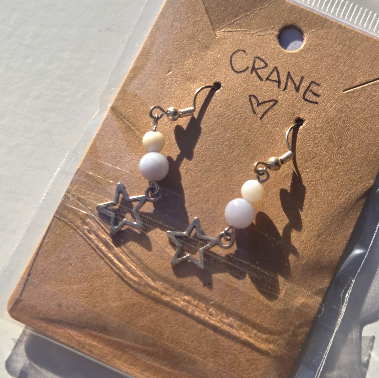 UNC Star Earrings