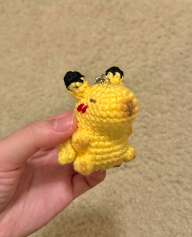 Lightening Capybara Keychain