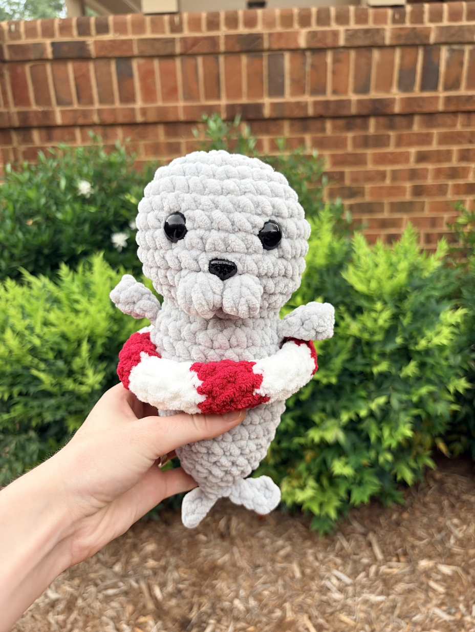 Crochet Seal with Floatie