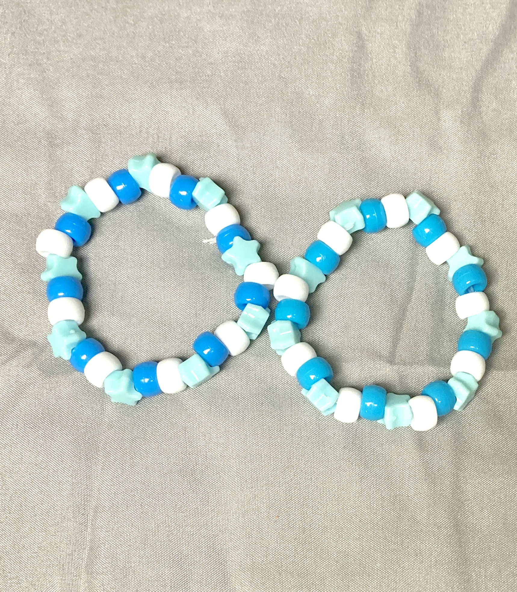 School Pride Pony Bead Elastic Bracelet