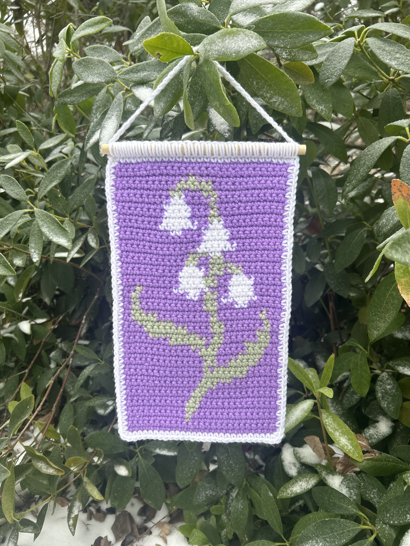 Lily of the Valley Crochet Tapestry