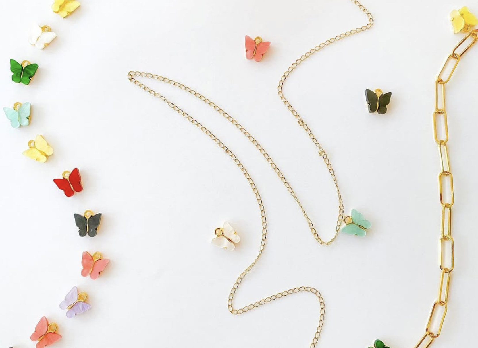 The Bliss Butterfly Necklace, Gold