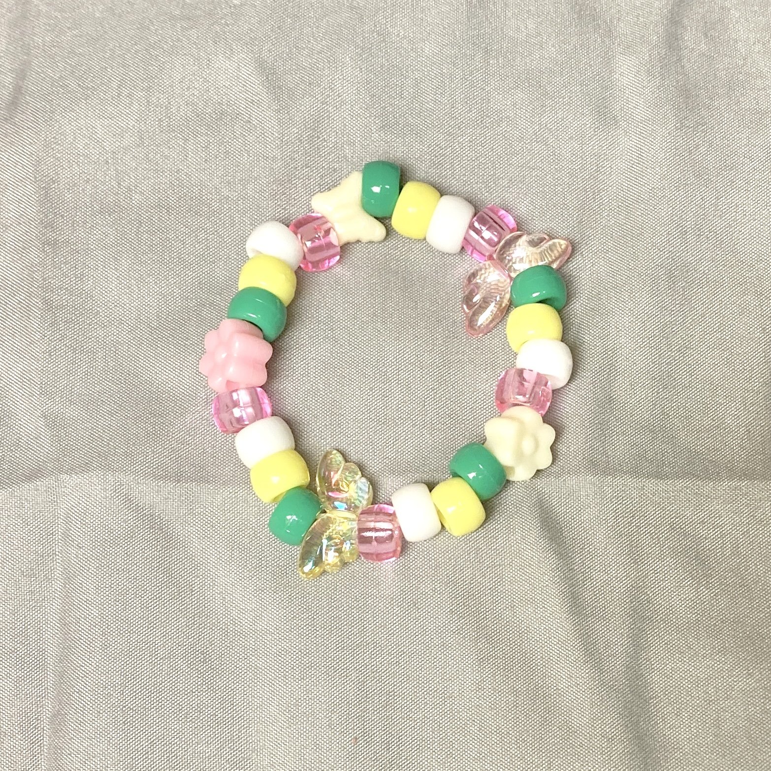 Springtime_Pony_Bead_Elastic_Bracelet_2.JPG