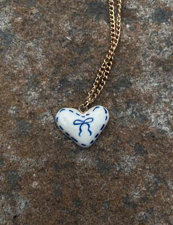You Tie my Heart up in Knots charm necklace
