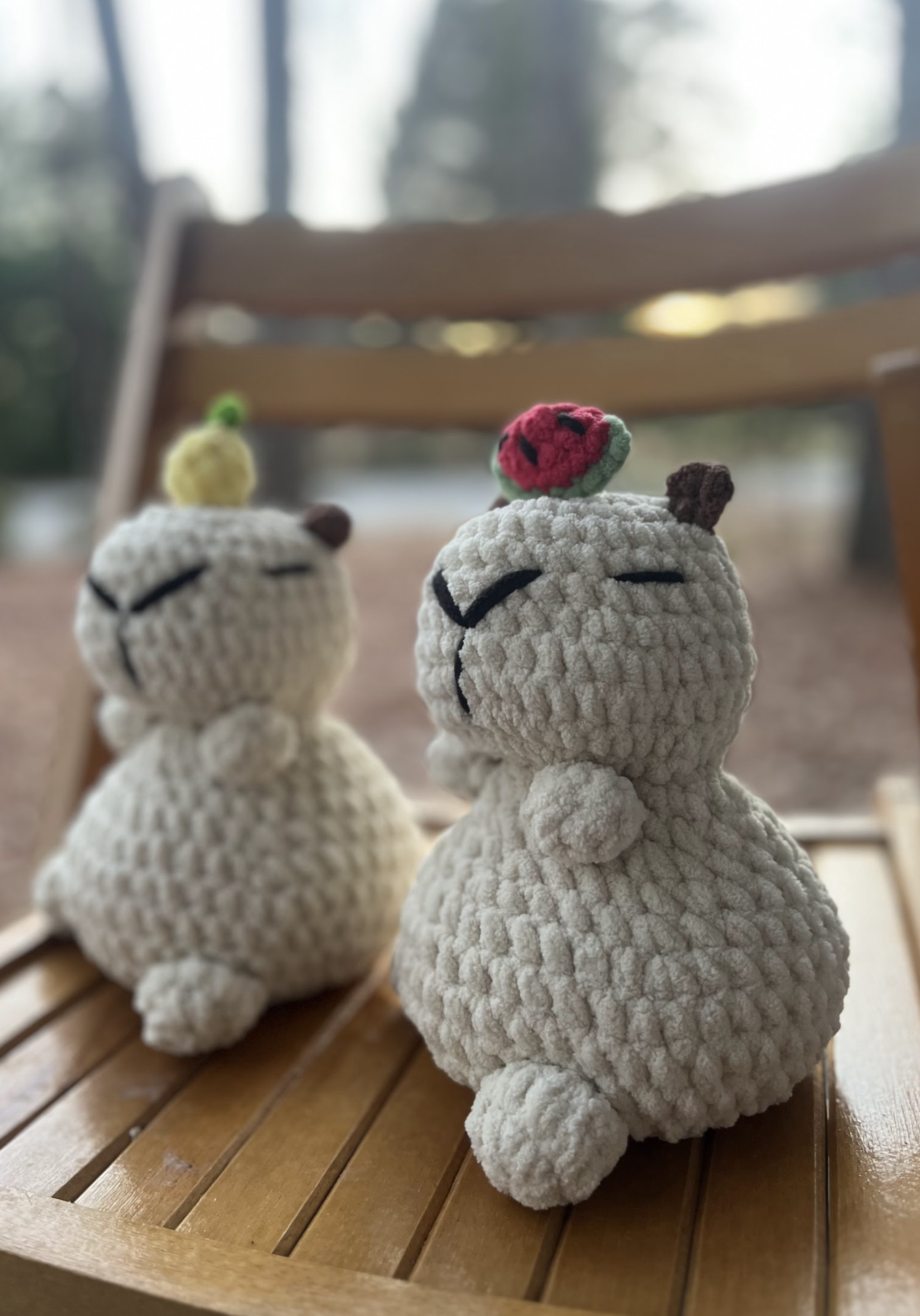 Crochet Weighted Capybara