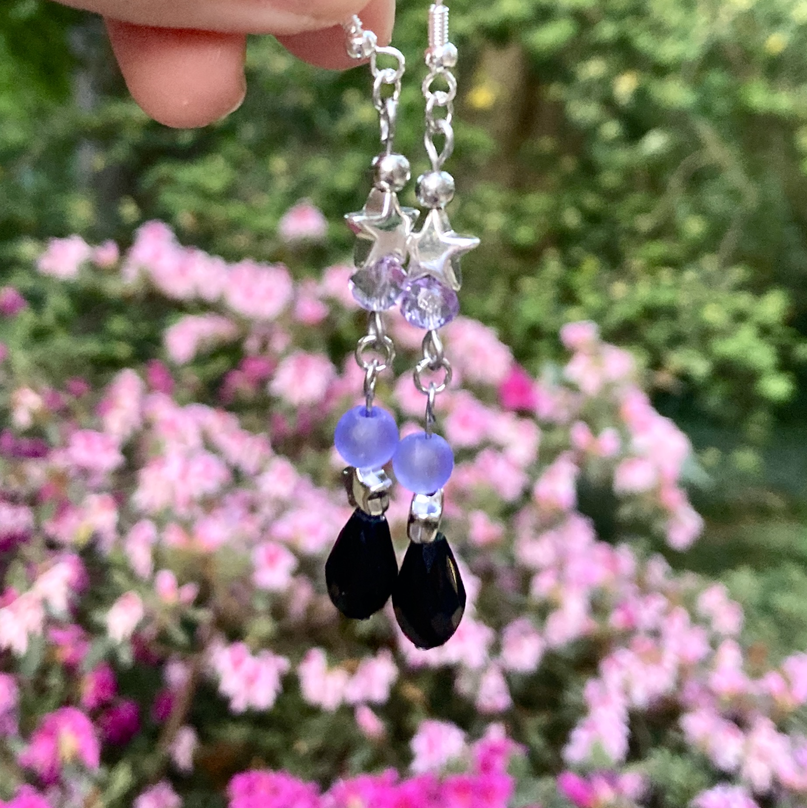 Starry Purple Earrings