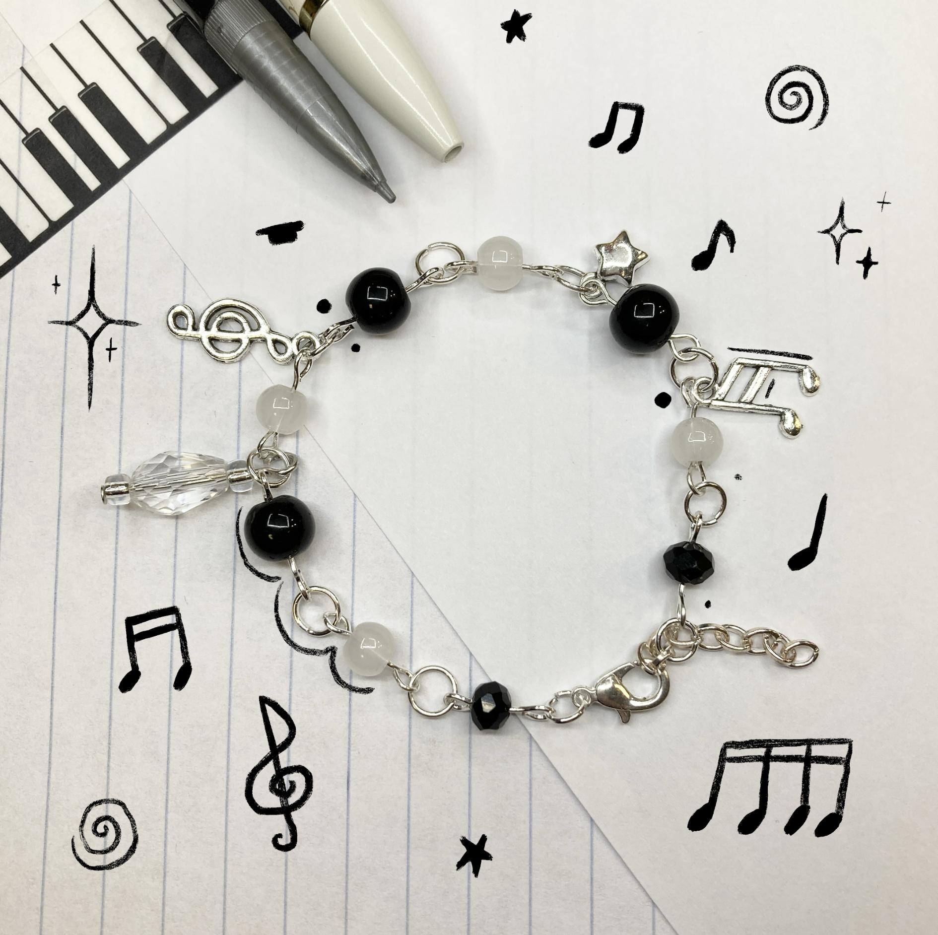 Piano Keys Bracelet