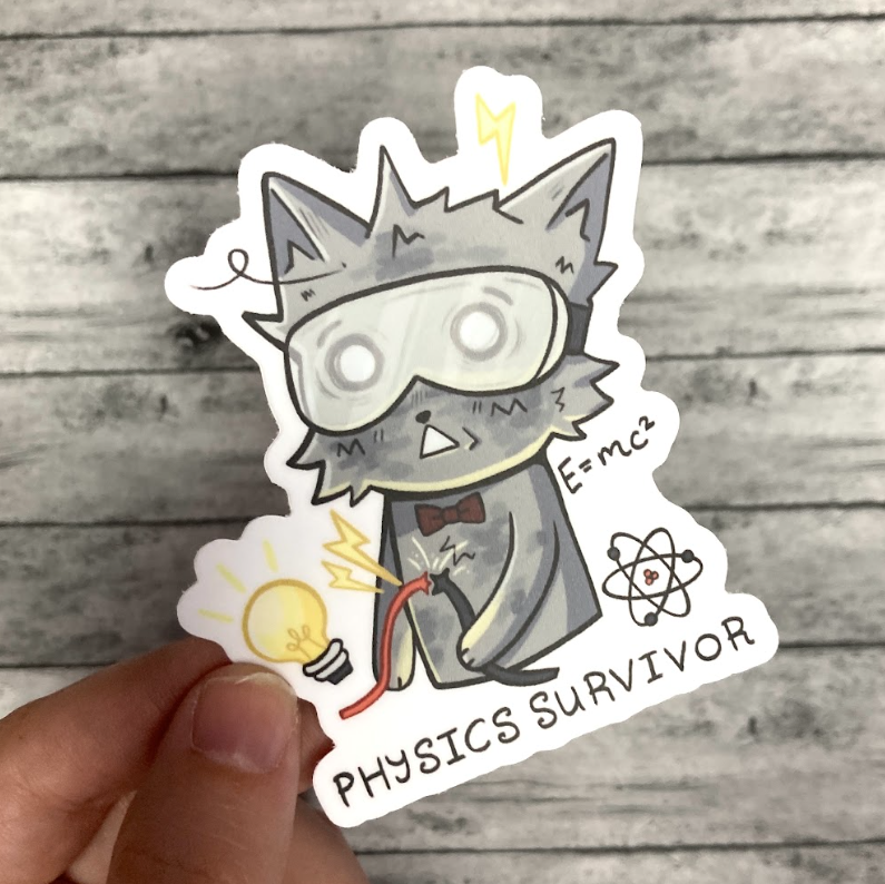 Physics Survivor Sticker