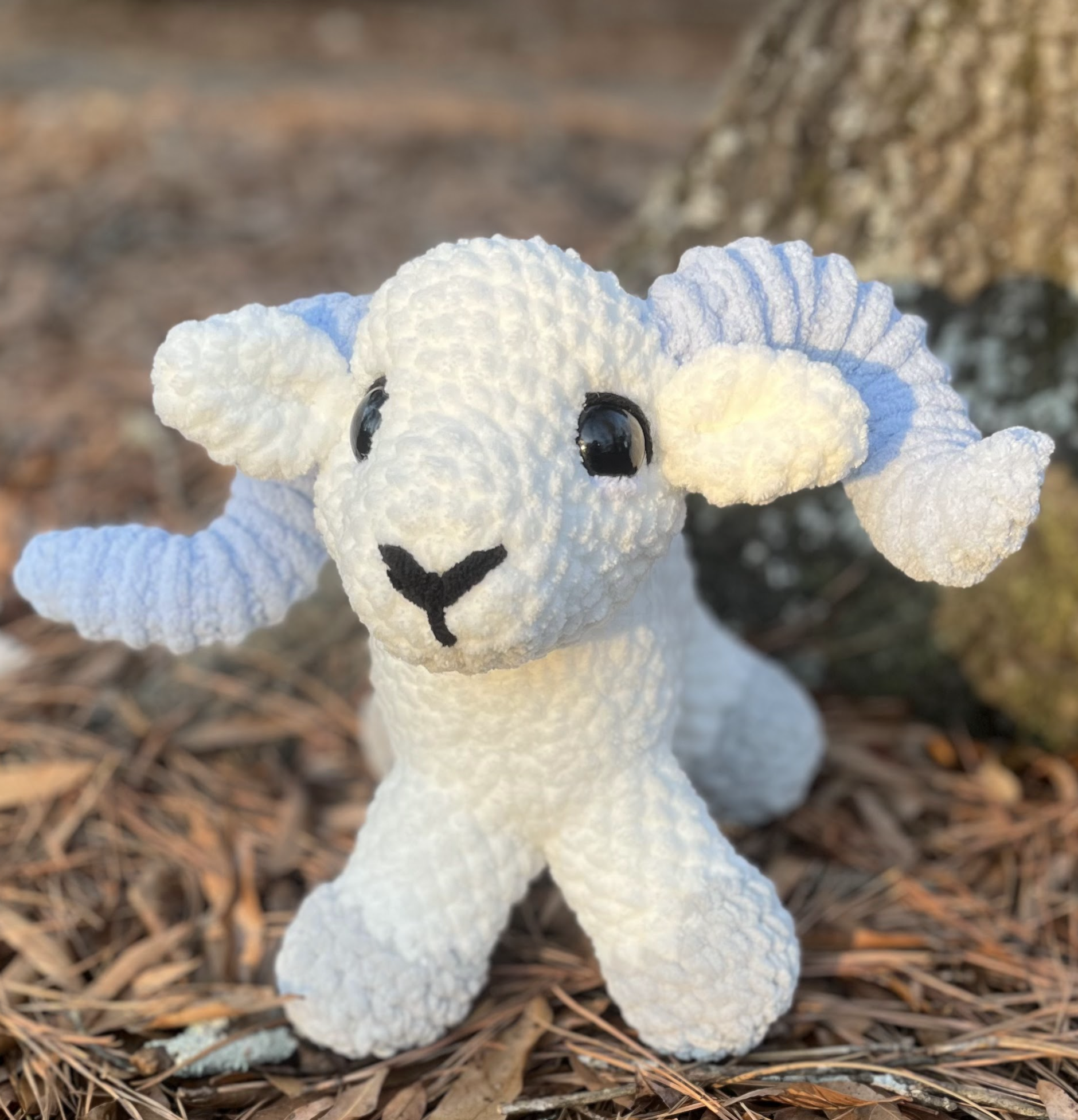 Large Crochet School Spirit Ram