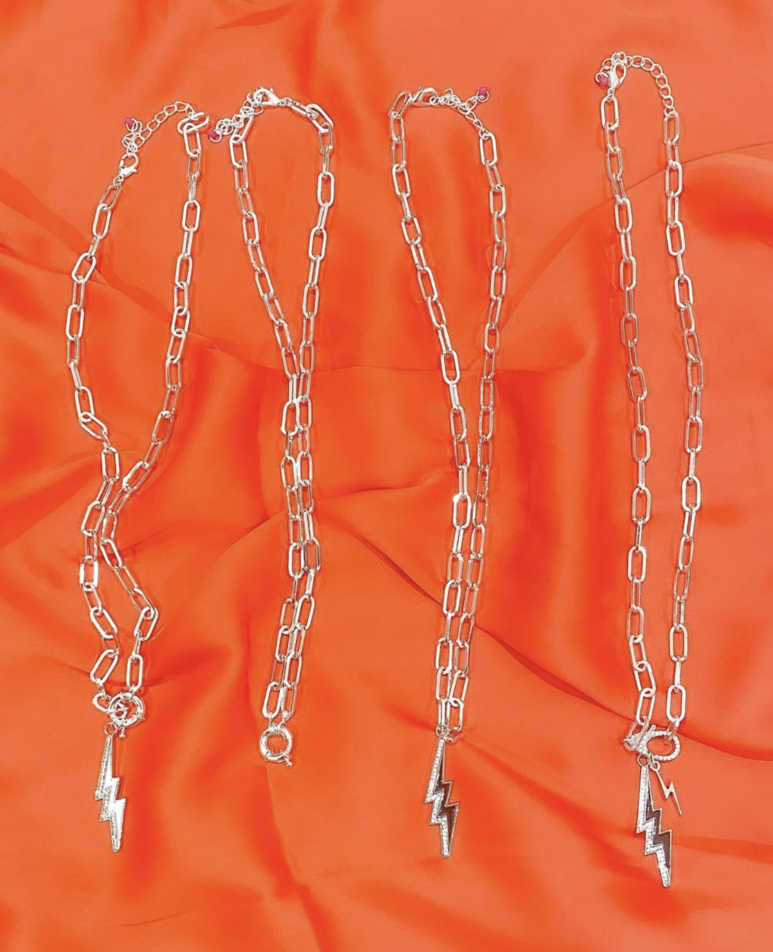 SpringRing! Necklace, Silver