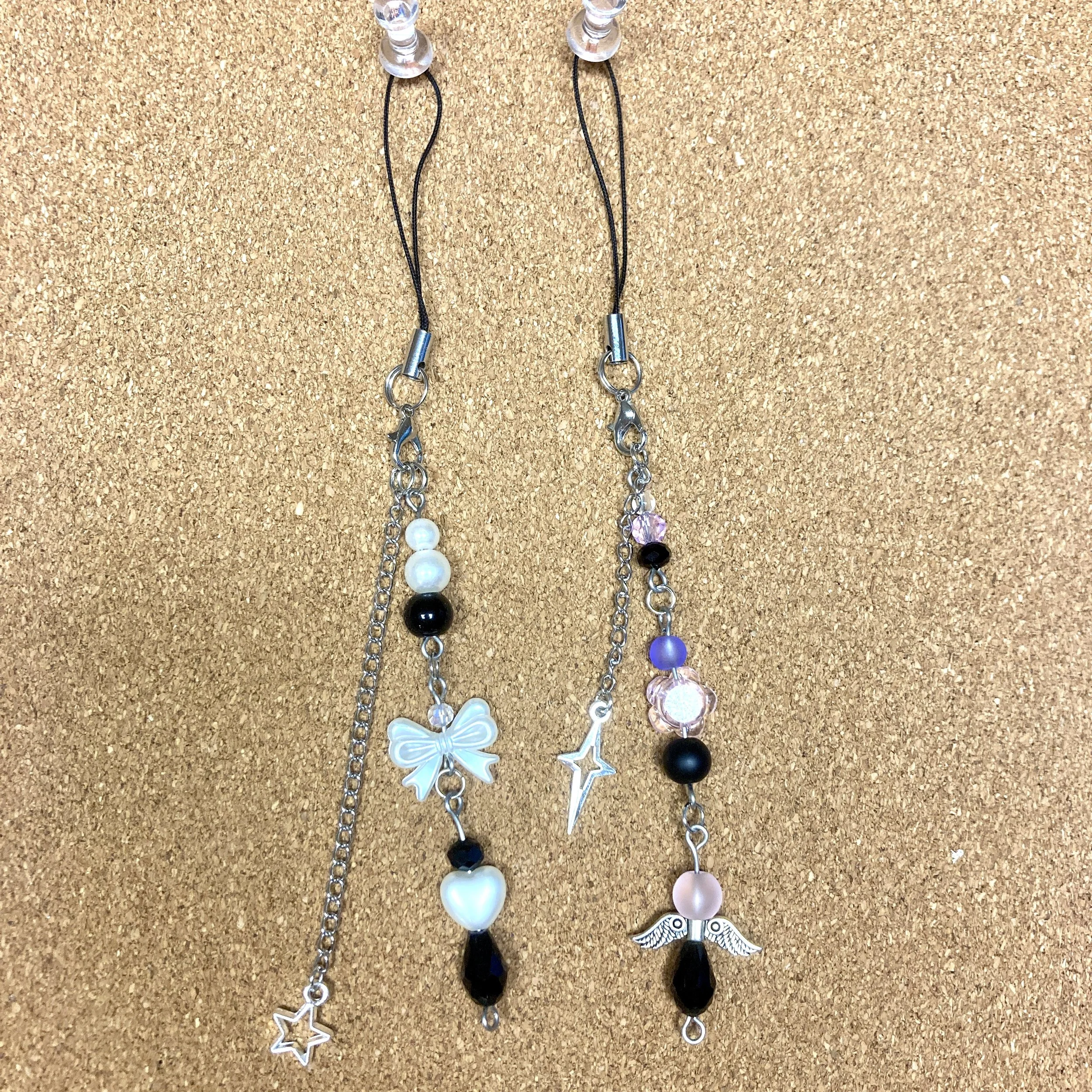 Beaded Phone Charms