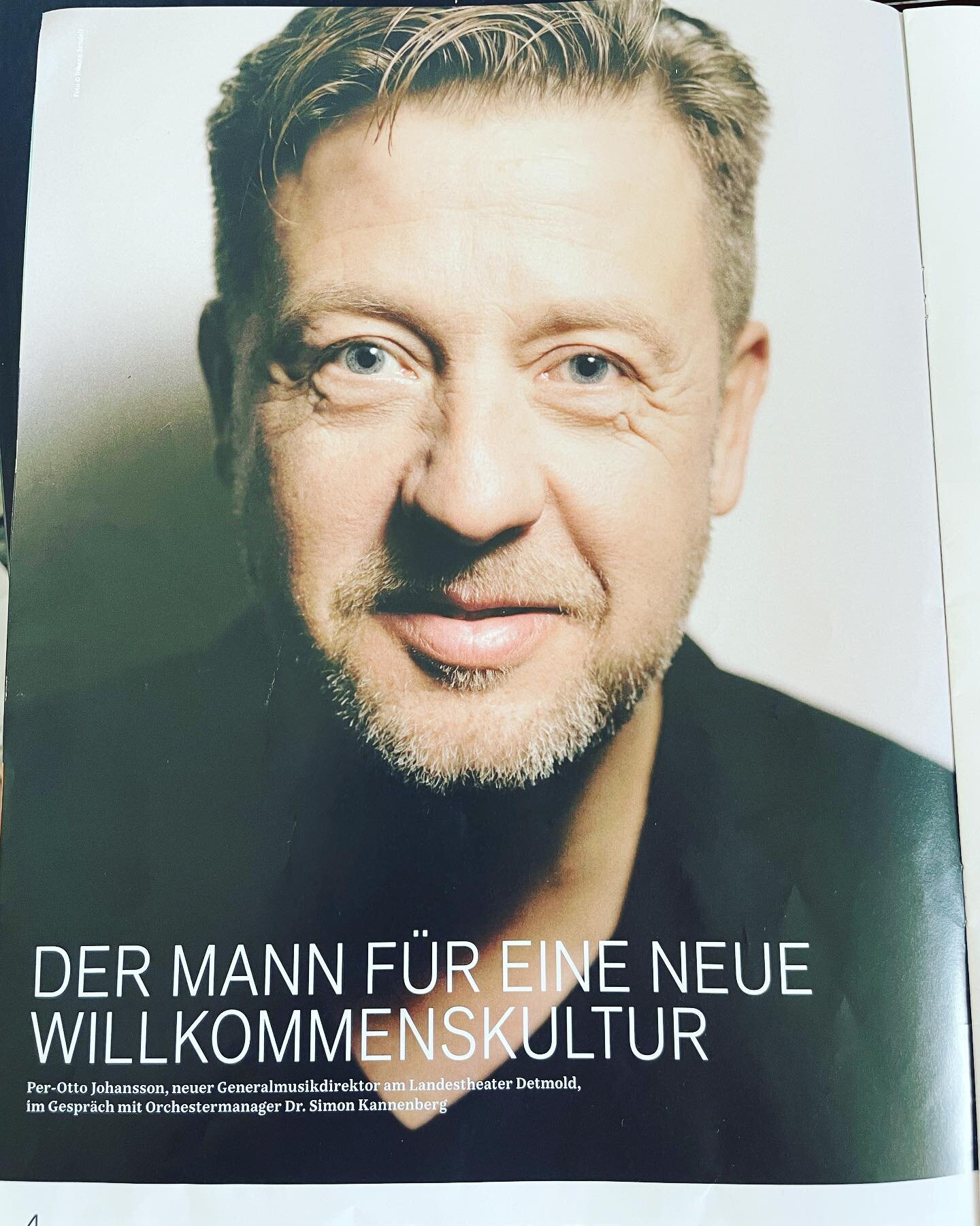 Happy to be part of this fantastic opera house @landestheaterdetmold with so much potential. @tidskriftenopera #conductor #opera #madamabutterfly @swedenabroad