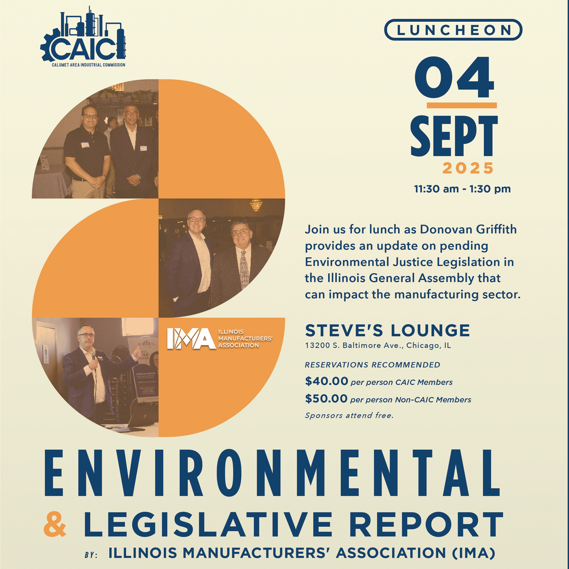 POSTPONED NEW DATE TBA Environmental Justice Legislative Luncheon