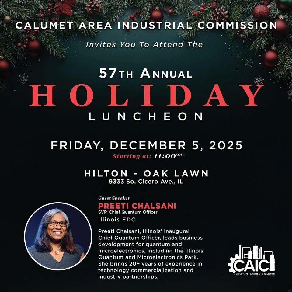 CAIC&rsquo;s 57th Annual Holiday Luncheon is almost here! 

Join us on Friday, December 5, 2025, at the Hilton-Oak Lawn as we celebrate the season with our members and partners. We&rsquo;re excited to welcome this year&rsquo;s guest speaker, Preeti C