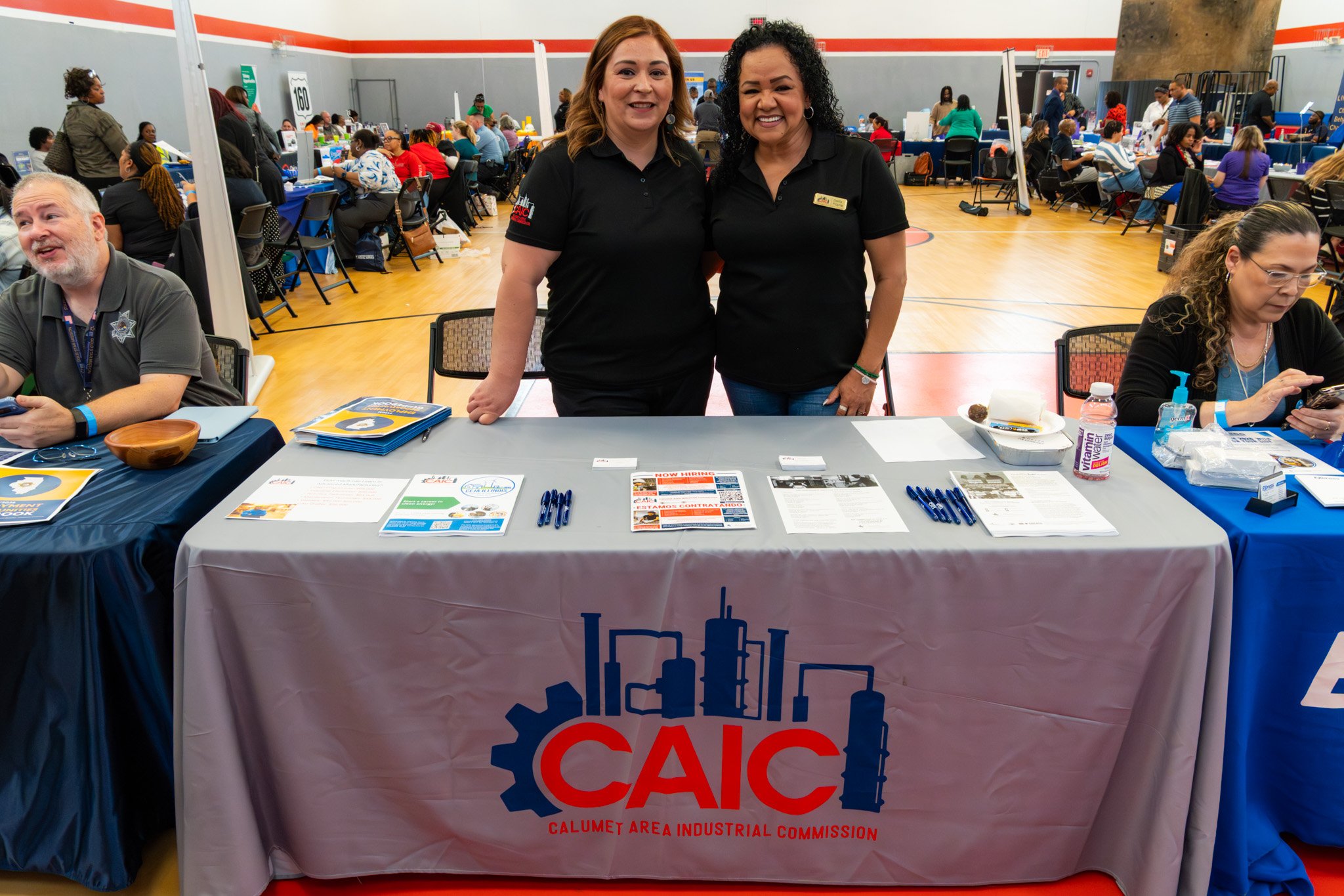 Jackie Terrazas and Delia Payne represented CAIC at the Richton Park Job Fair today. Jackie, our case manager, and Delia, our career planner, spent the day connecting with local talent and sharing available career resources CAIC has to offer. It was 