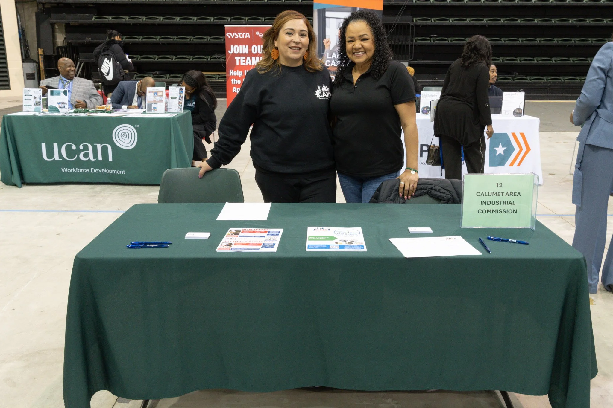 Jackie and Delia were back in action today representing CAIC at the 4th District Multi-Industry Job Fair. It was a productive session at Chicago State University, and we are proud to support this community initiative. We're always happy to participat