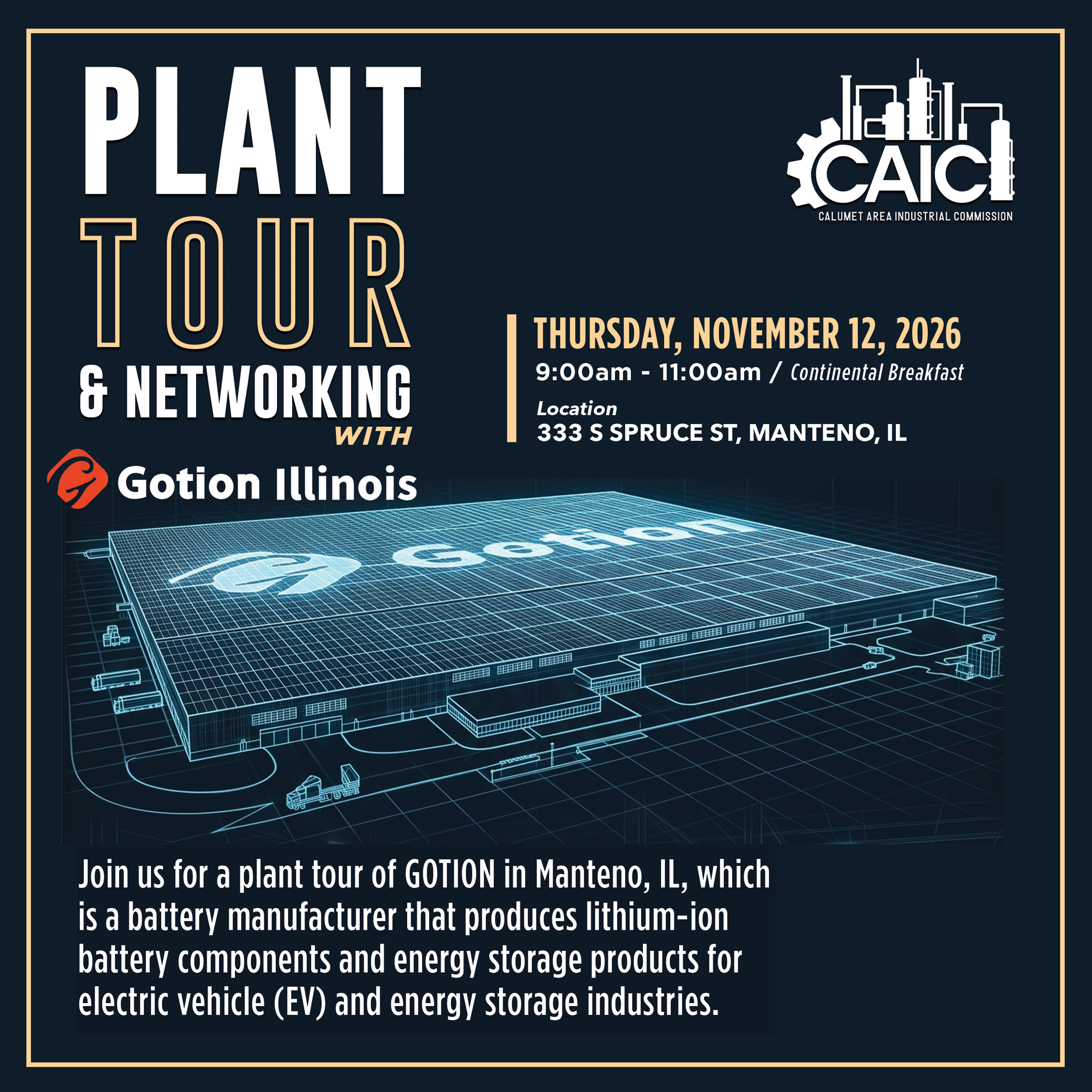 Plant Tour - Gotion Illinois