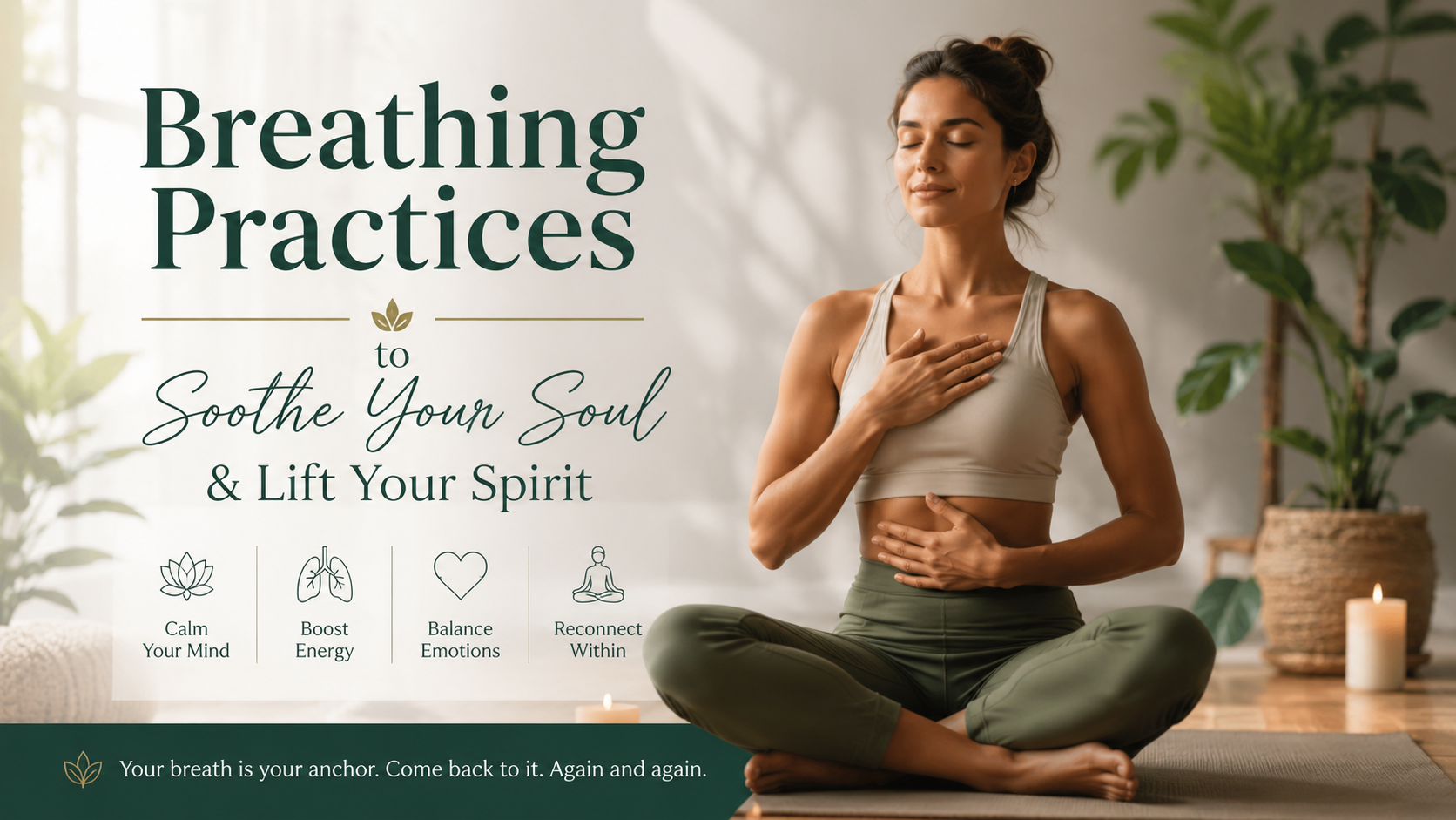 Breathing Practices to sooth your Soul &amp; lift your Spirit