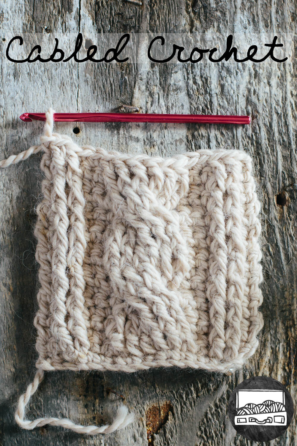 Tunisian Crochet Cable Stitch Tutorial - I Like Crochet