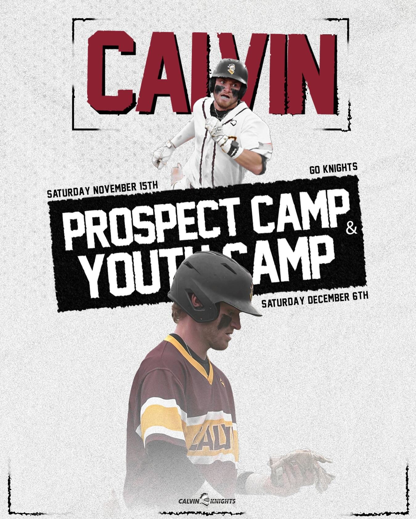⚔️ ⚾️ CALVIN UNIVERSITY BASEBALL PROSPECT CAMP ⚾️ ⚔️ 
Led by head coach, Joel Schipper, Calvin University staff, and current players!

Join Coach Schipper and his staff at Sluggers Sports Academy for an exciting morning of player development, evaluat