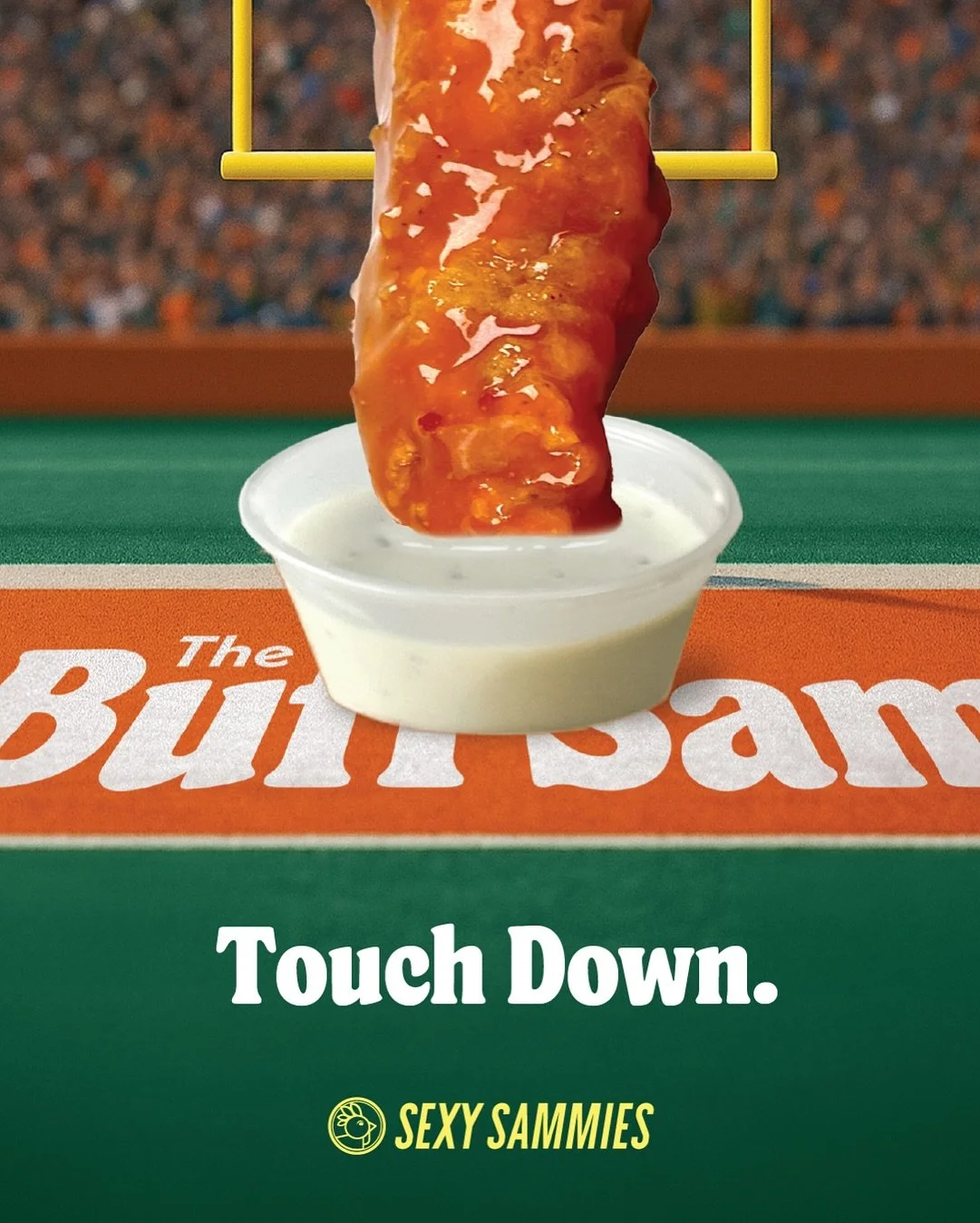 Is it getting (garlic) Hot in here, or is it just these tendies?? 

If you&rsquo;ve suddenly got a hankering to order some tenders and extra ranch, you&rsquo;re not alone 👀 Take your tongue all the way to the end zone 🔥Grab a 3 pc. Garlic
Hot tende