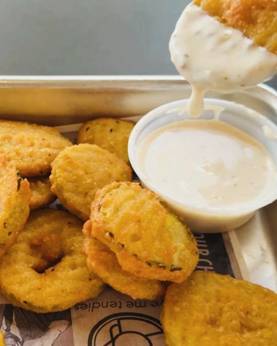 Got a craving for pickles and need one more reason to  grab some? 👀 100% of fried pickle sales go to @stjude through December 10th! 🥒🤍

All locations, online and in-store. Support St. Jude and satisfy those pickle cravings! 👀