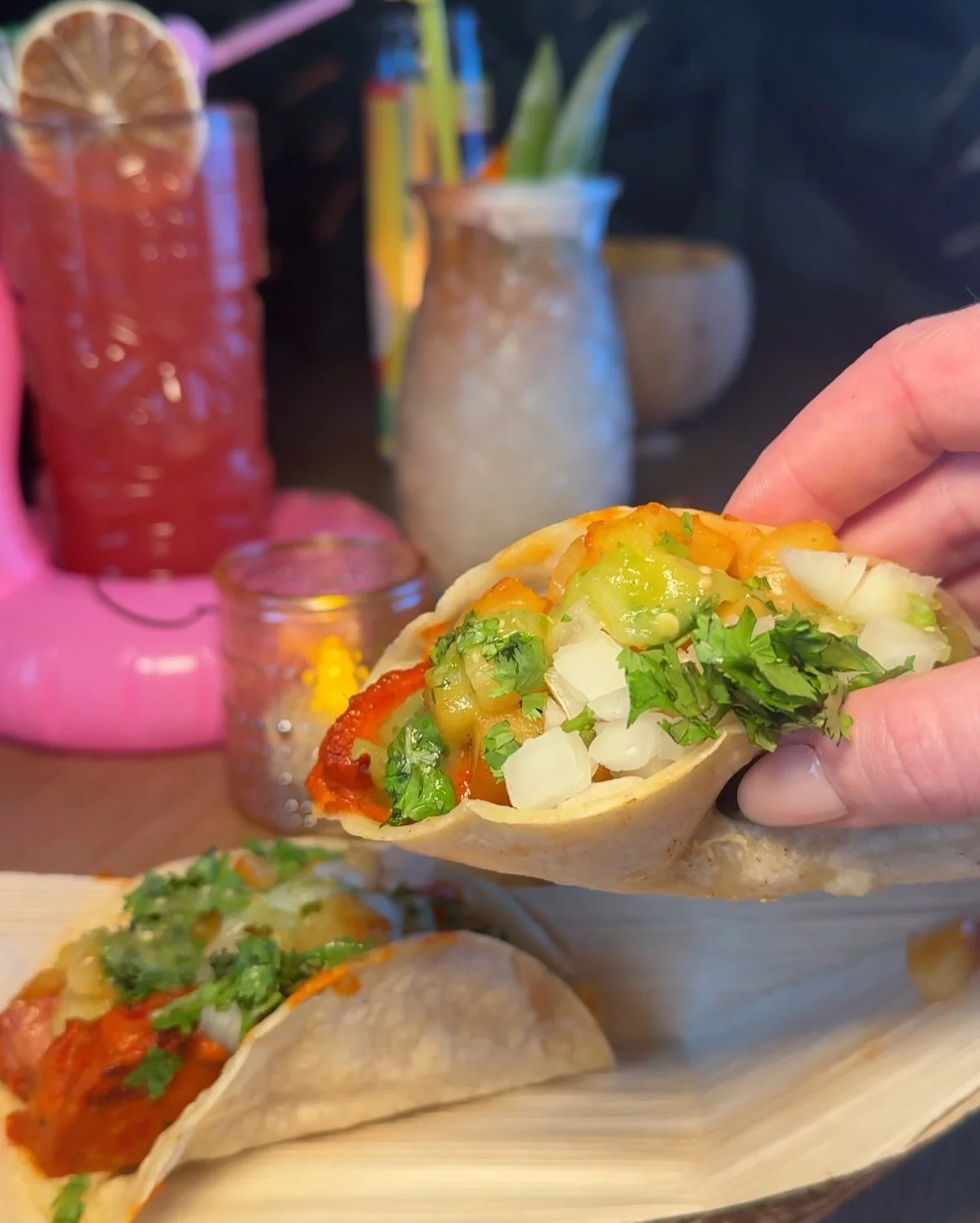 You know what day it is&hellip;👀🌮🌺

It&rsquo;s Taco Tuesday, which means BOGO Tiki Tacos upstairs at the Sneaky Tiki! Grab your friends, your family, your favorite neighbor and your appetite and head to Luna&rsquo;s! 🦩🍹 See you at the Tiki!