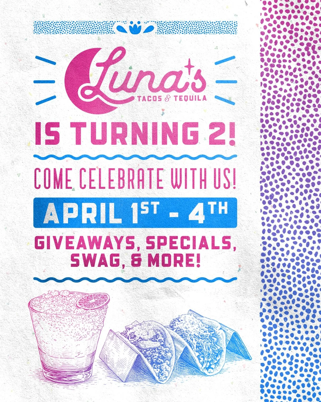 Can you believe our 2nd anniversary is coming up?! They say time flies when you&rsquo;re having fun&hellip;💕🌙
 
Join us April 1st - April 4th for giveaways, specials, swag, and more! Stay tuned for more details!