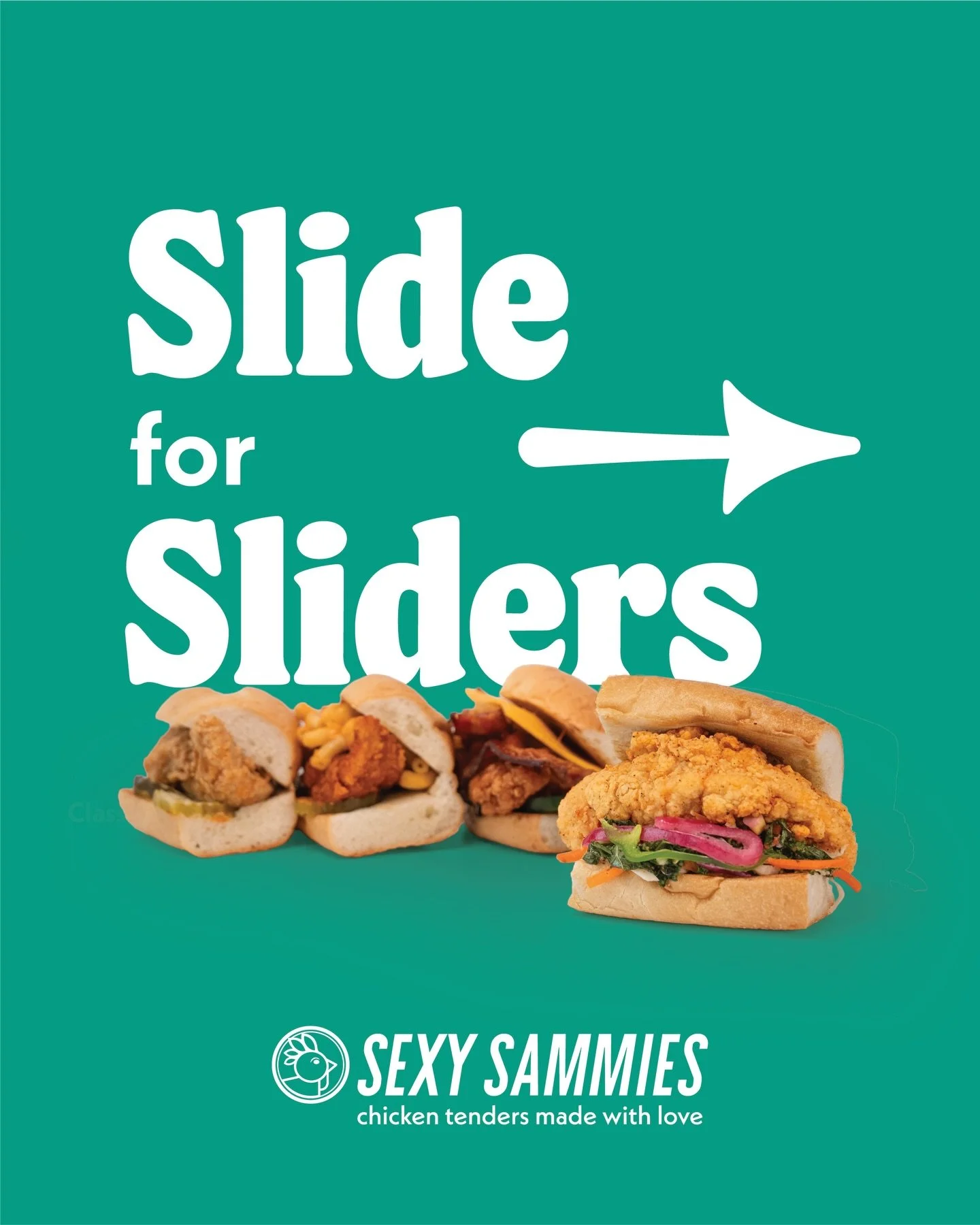 Slide into Sammies to get yours today! 🛝🐔

Try one (or all 4) before they&rsquo;re gone! 👀