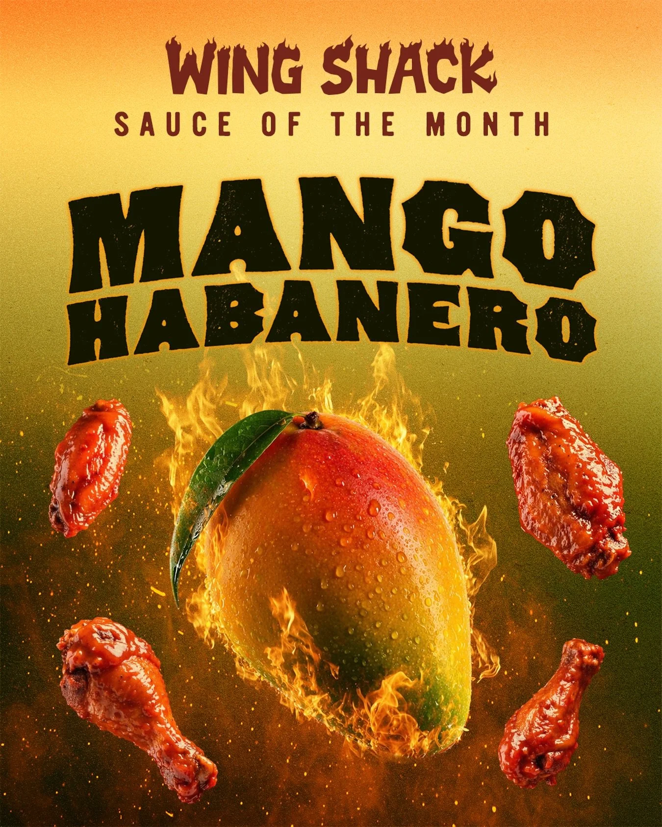 It&rsquo;s June, and that means it&rsquo;s time for a new Sauce of the Month 👀🥭🔥 

If you&rsquo;re looking for sweet heat that&rsquo;s fruity up front with a kick that sneaks up on you, Mango Habanero is exactly what you need in your life 🙌 

Her