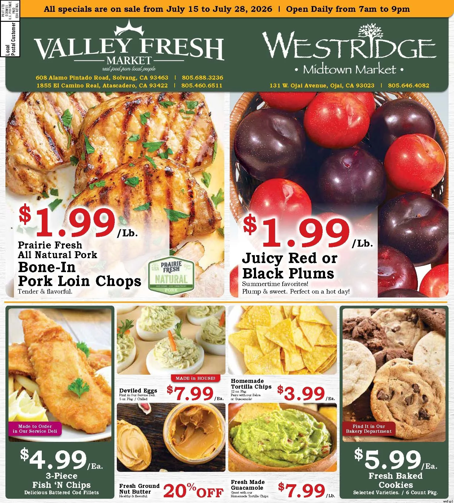 Solvang Weekly Ad — Valley Fresh Market