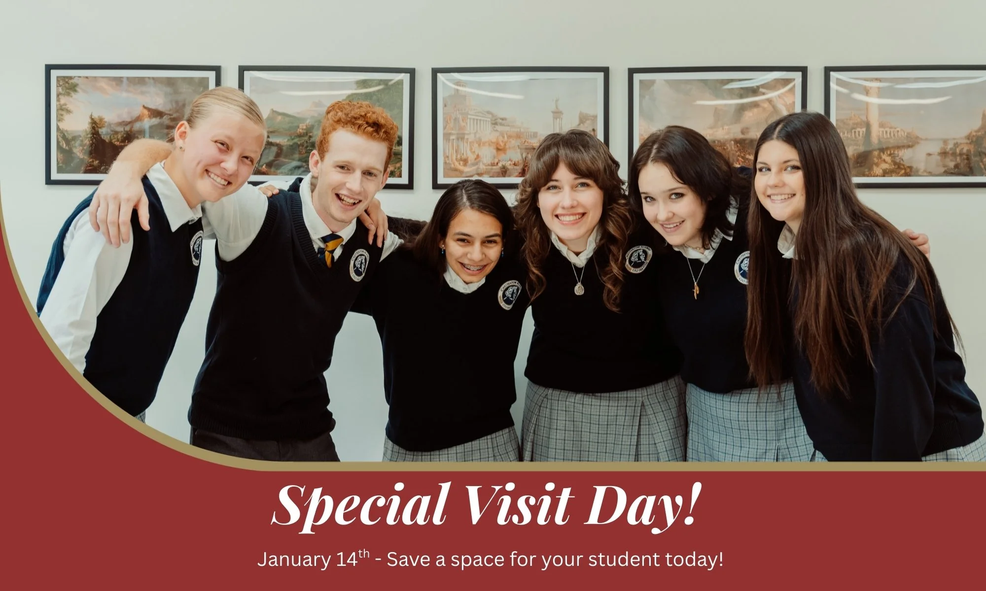  Schedule for your student to be a Crusader for a day!  