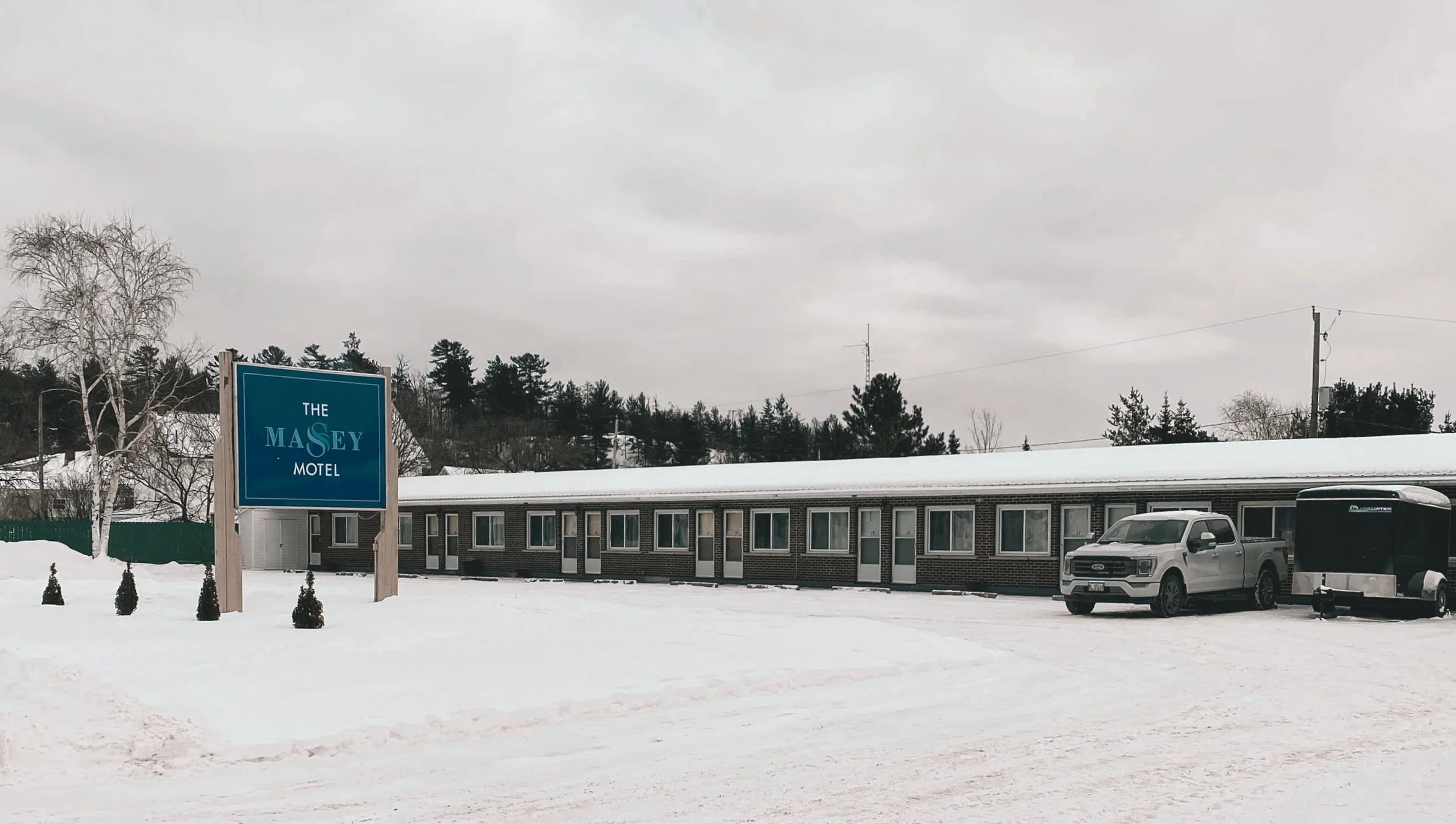 The Massey Motel on Trans Canada Highway in Massey, Ontario