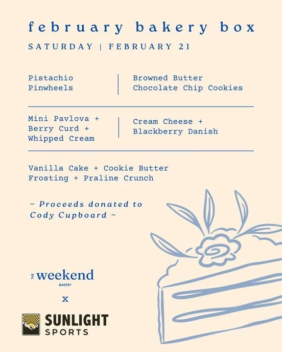 Weekend Bakery Pop-Up at Sunlight Sports