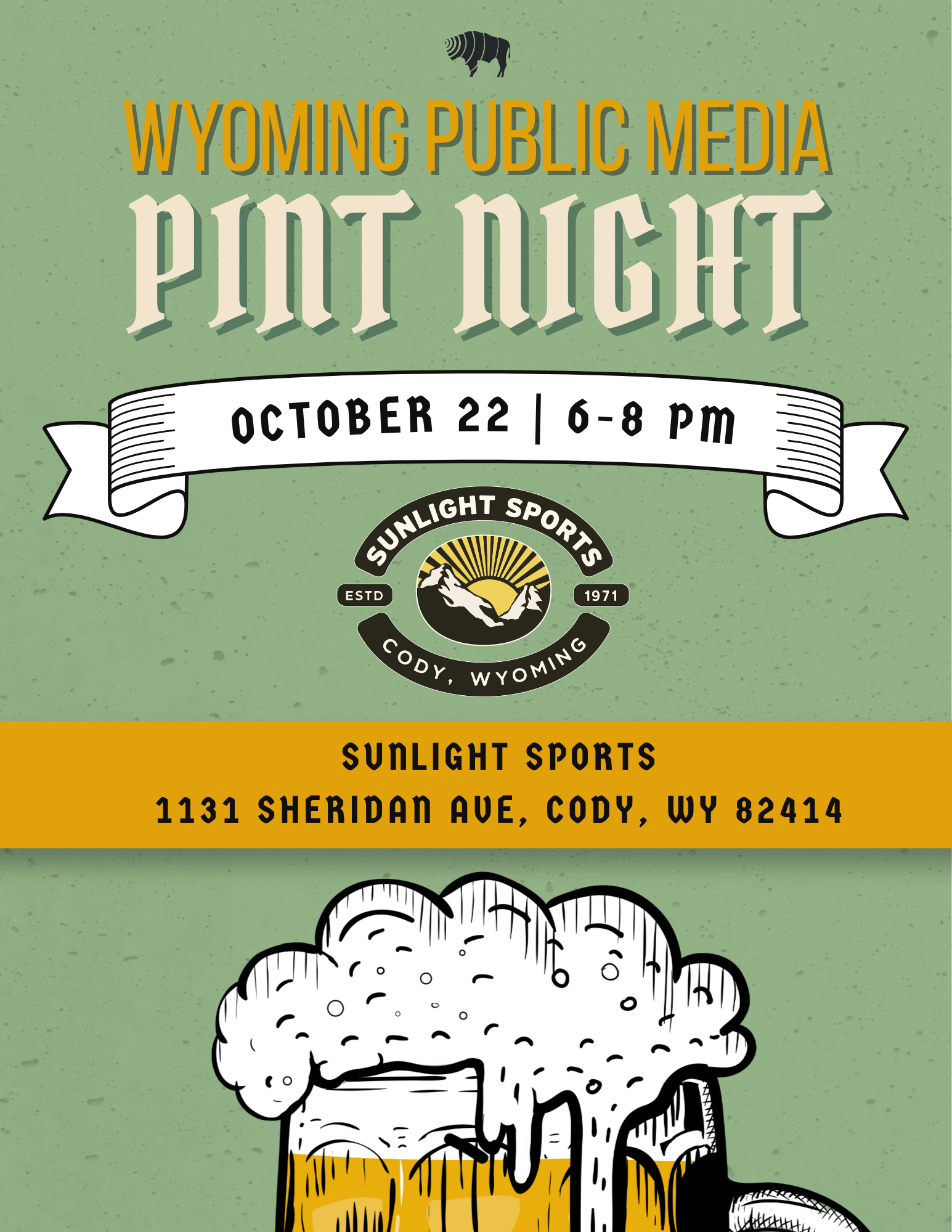 Wyoming Public Media Pint Night!