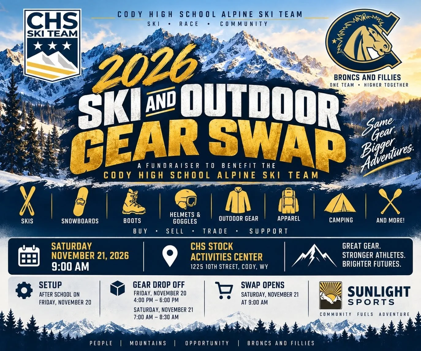 Cody Alpine Team Ski and Outdoor Gear Swap