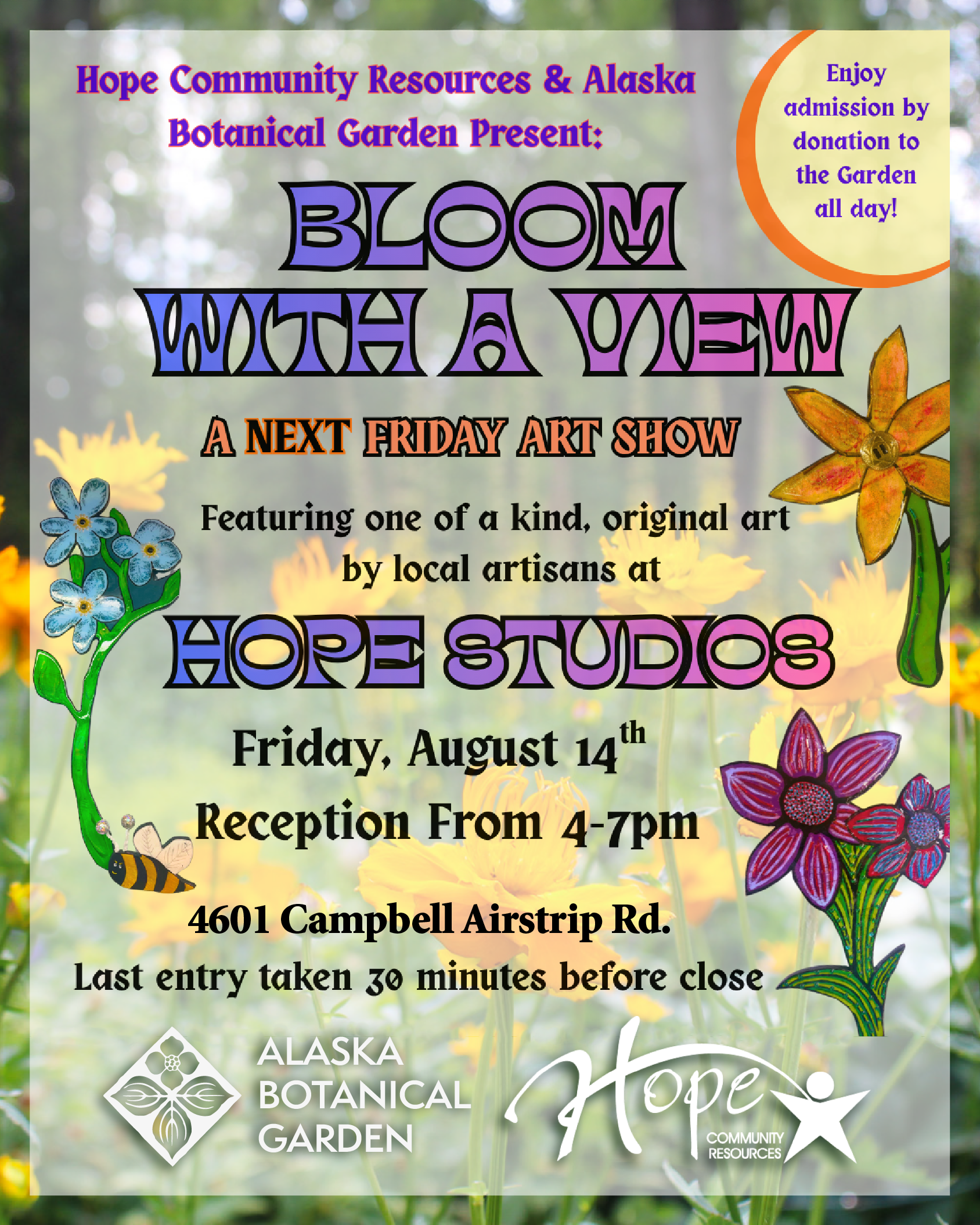 Bloom with a View Art Show