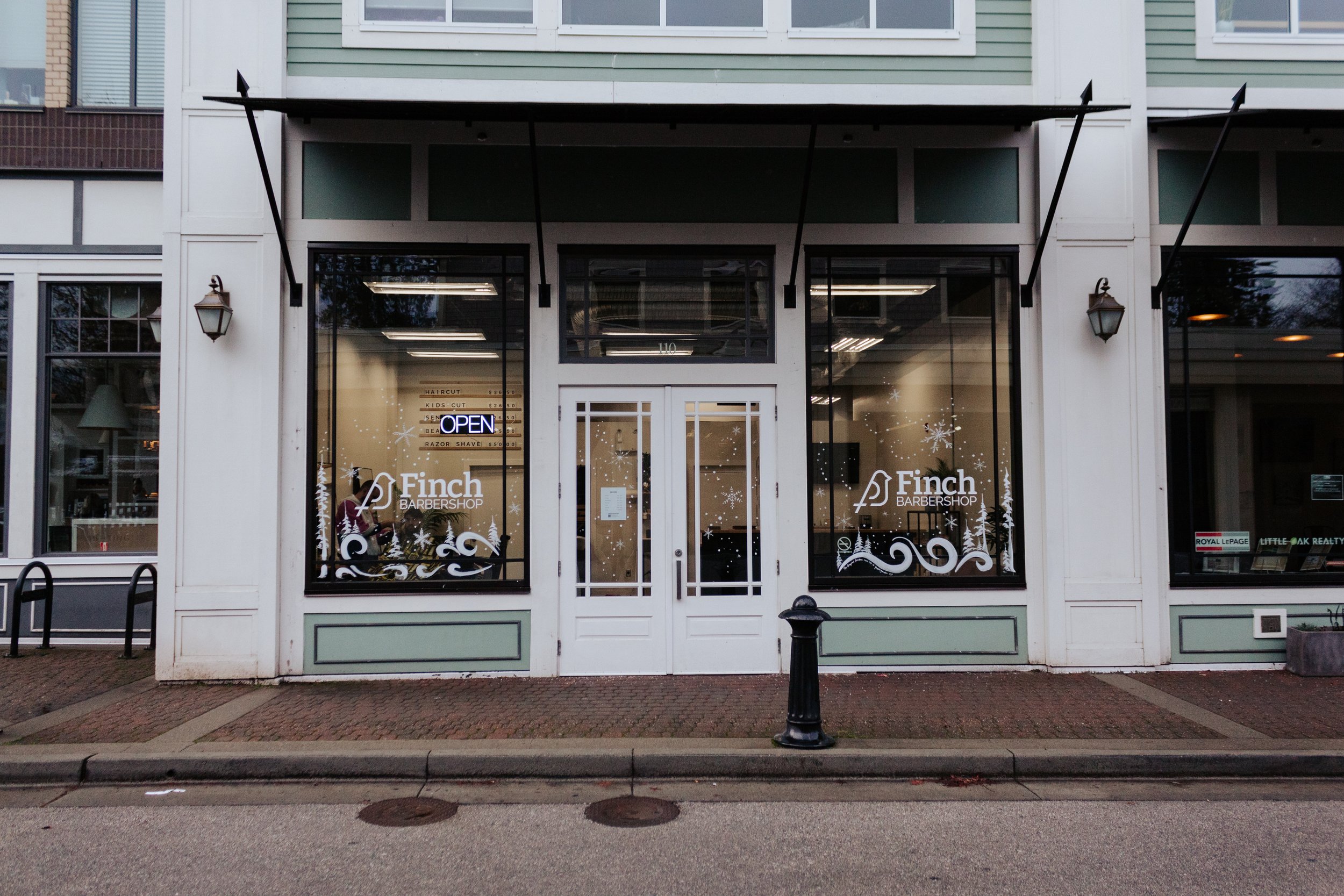 Our winter exterior.