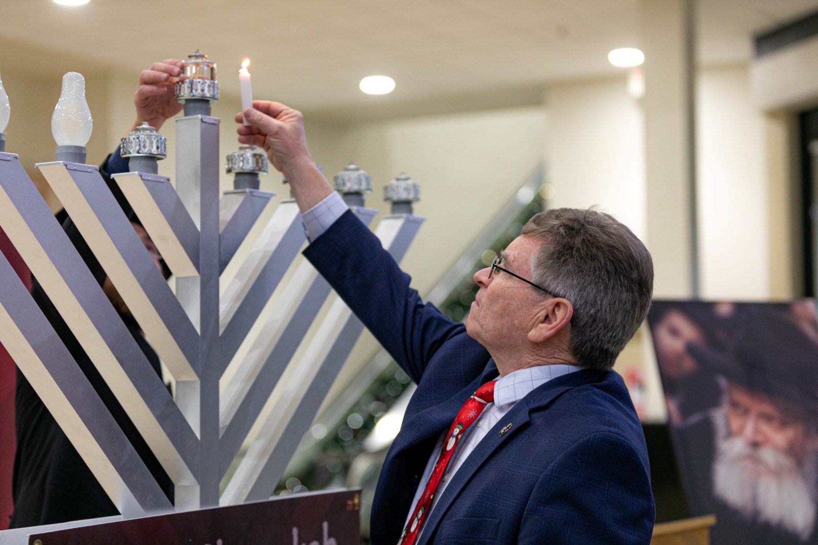 Menorah Lighting at White Oaks Mall