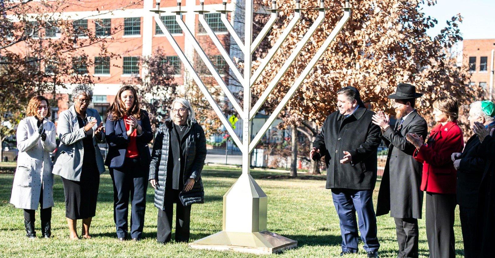 Menorah Lighting with Governor Pritzker