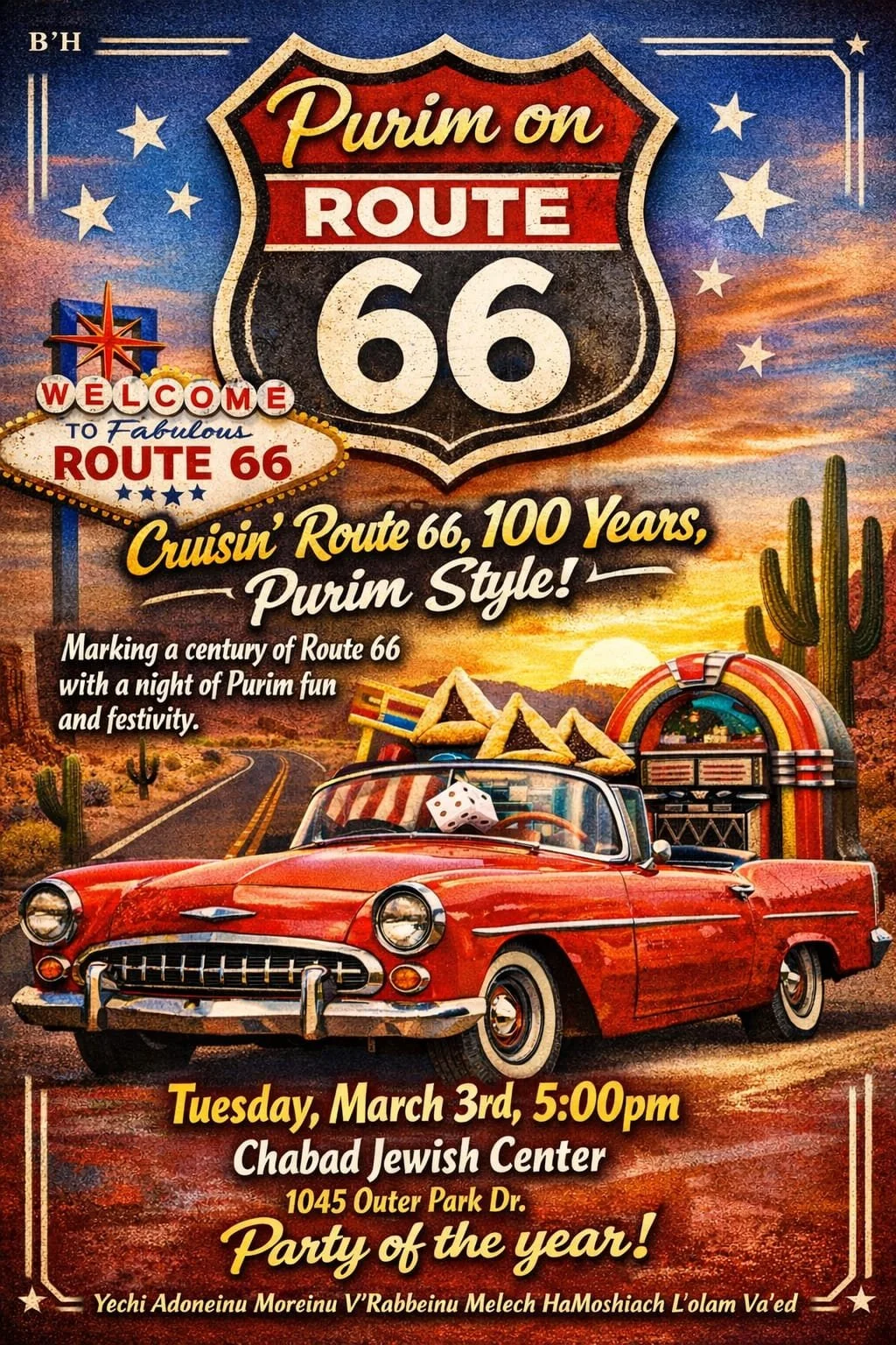 Purim on Route 66