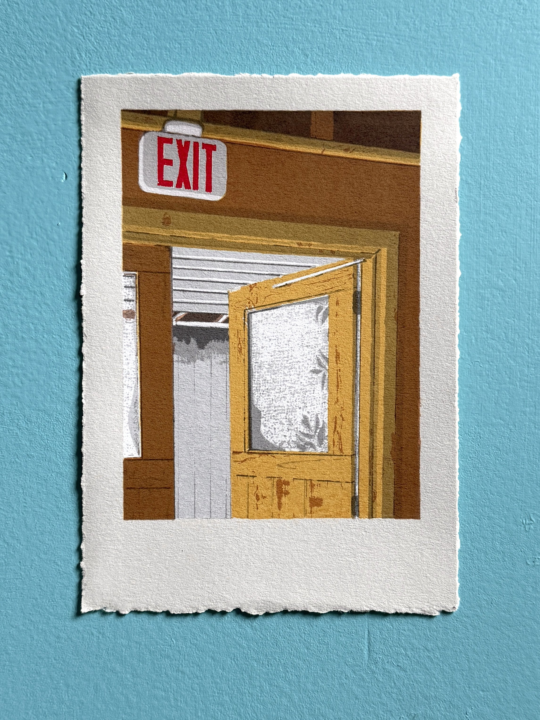 Camp Exit Screen Print