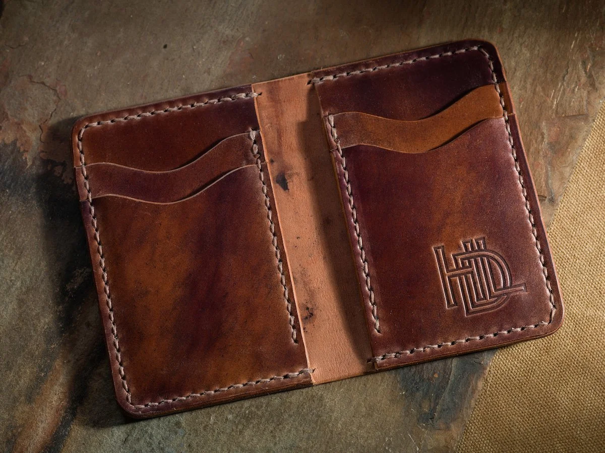 Shell Cordovan Wallet No. 03 in Marbled Color No. 08