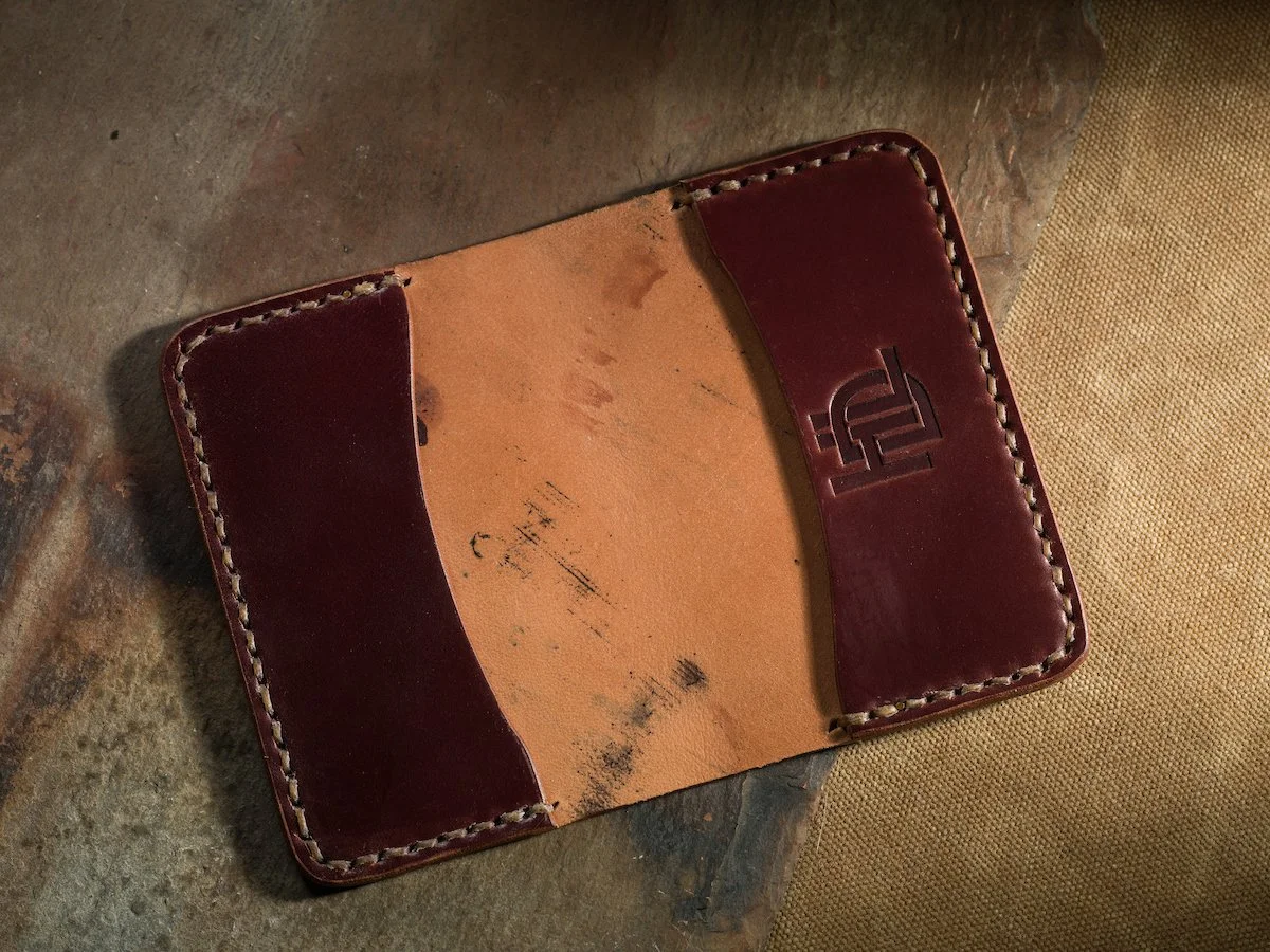 Shell Cordovan Card Pocket Wallet in Color No. 08